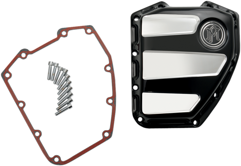 PERFORMANCE MACHINE (PM) Cam Cover - Scalloped - Platinum Cut - Twin Cam - '99-'17