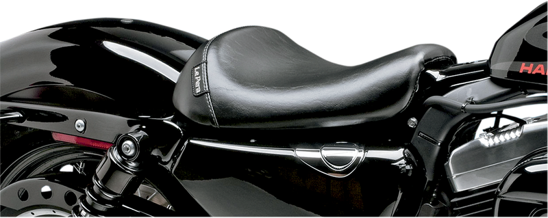 LE PERA Bare Bones Solo Seat - Smooth - Black - Sportster '04-'22