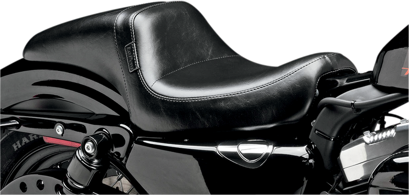 LE PERA Daytona Seat - Without Backrest - Smooth - Black - Sportster '04-'23