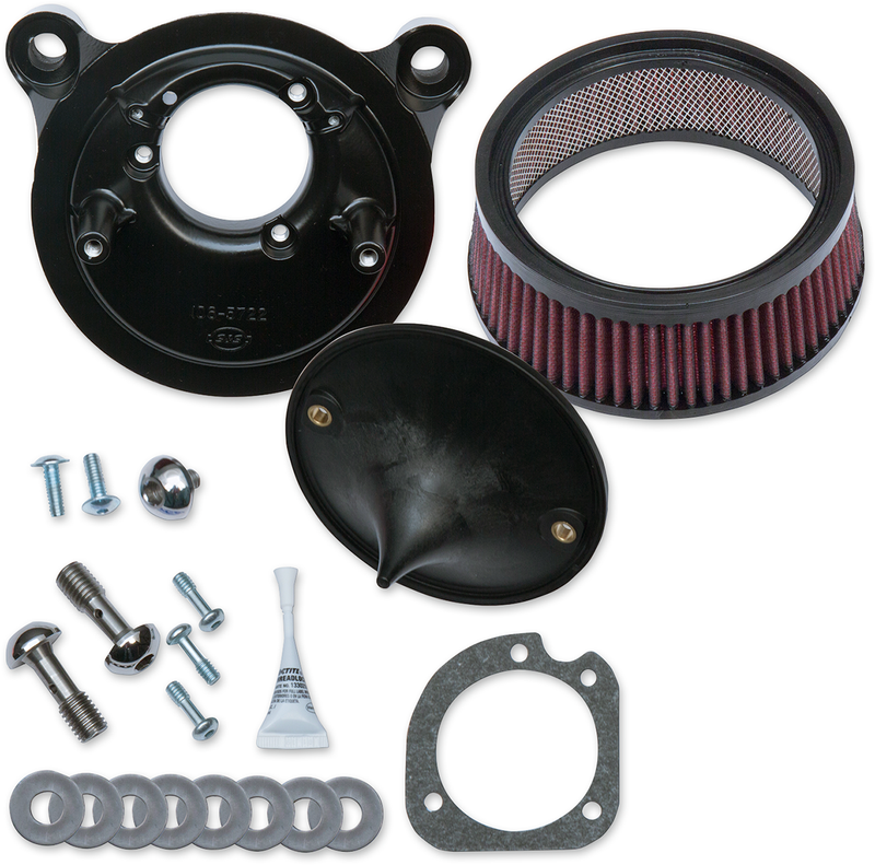 S&S CYCLE Super Stock* Stealth Air Cleaner Kit - Black