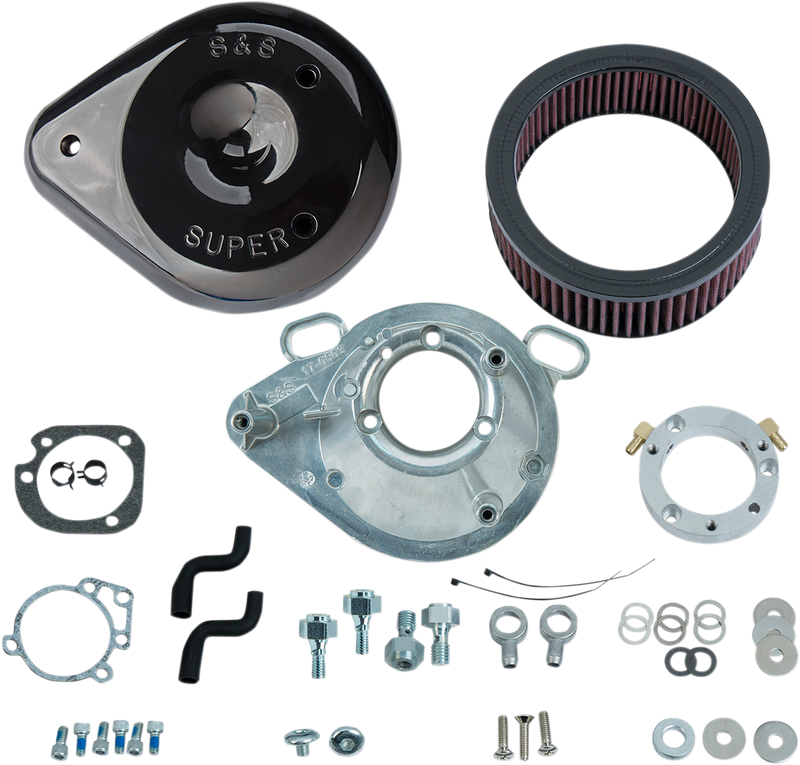 S&S CYCLE Teardrop Air Cleaner - Gloss Black