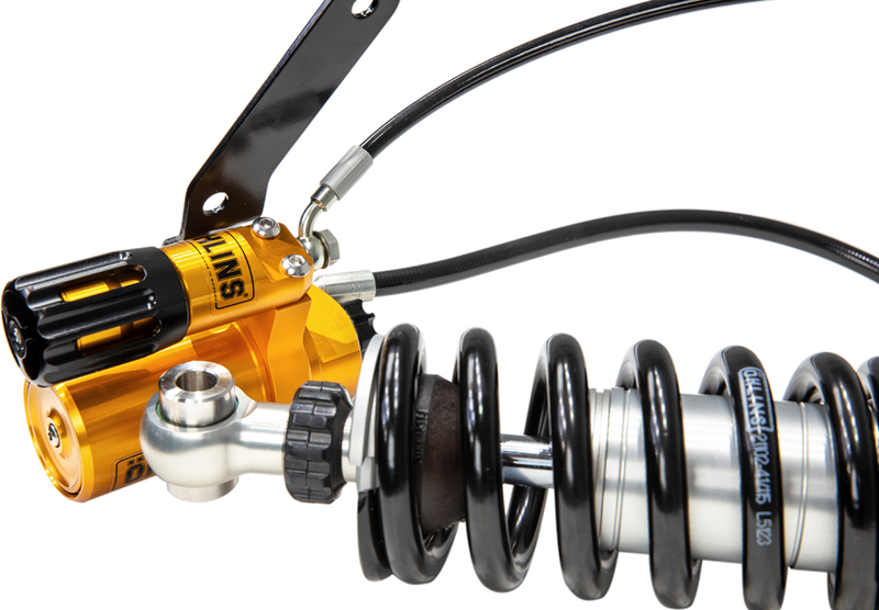 Ohlins HD 517 shock mounting detail