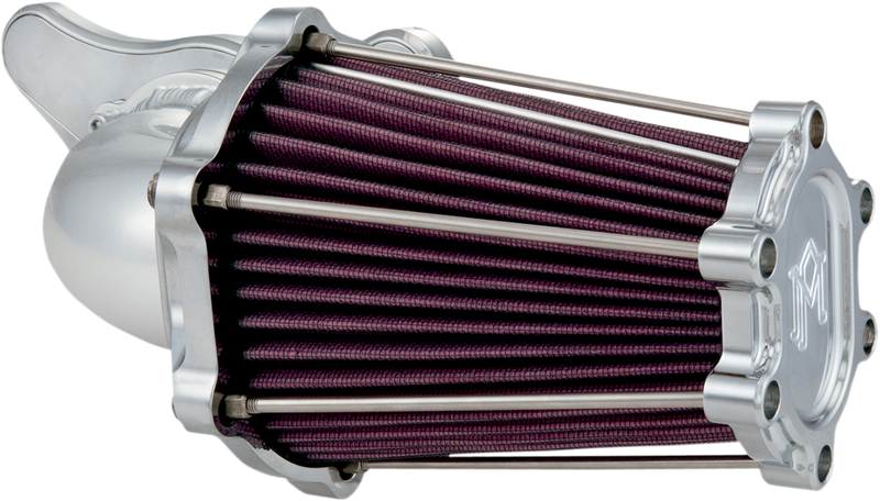 PERFORMANCE MACHINE (PM) Fast Air Intake Cleaner - Chrome