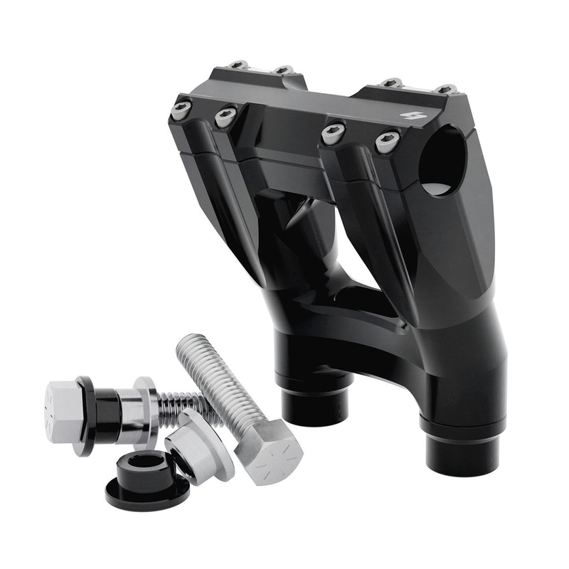 Kraus Moto Isolated & Kickback Risers (Dyna, Pre-18 Softail, FXR, Sportster)