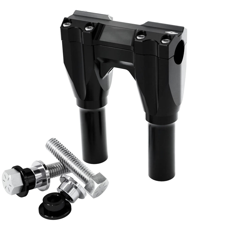 Kraus Moto Isolated & Kickback Risers (Dyna, Pre-18 Softail, FXR, Sportster)