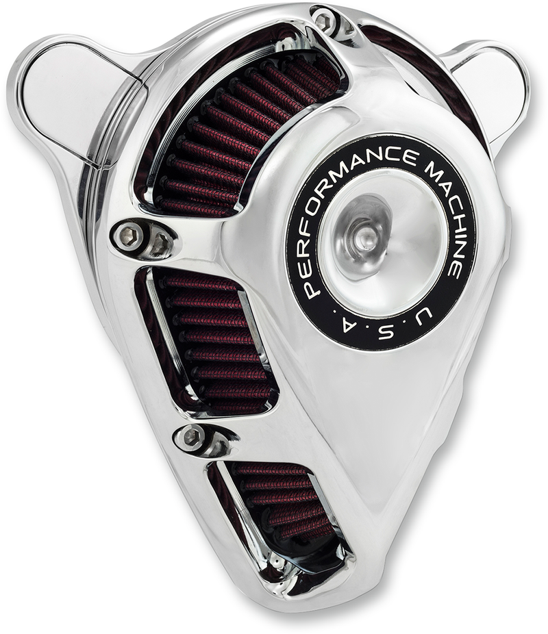 PERFORMANCE MACHINE (PM) Jet Air Cleaner Kit - Chrome