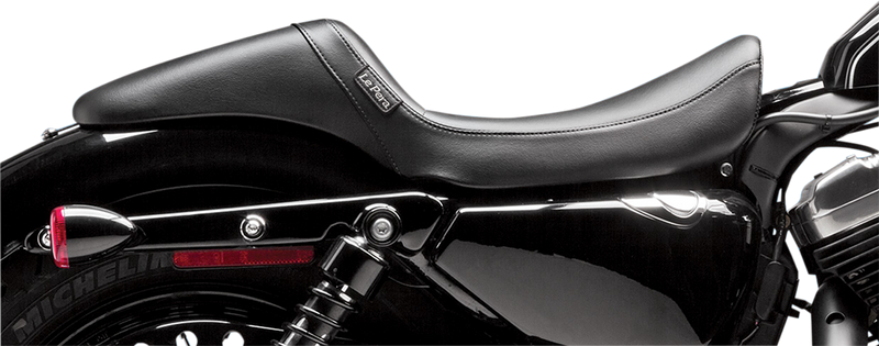 LE PERA Daytona Sport Daddy Long Legs Seat - Smooth - Black - Sportster '04-'22