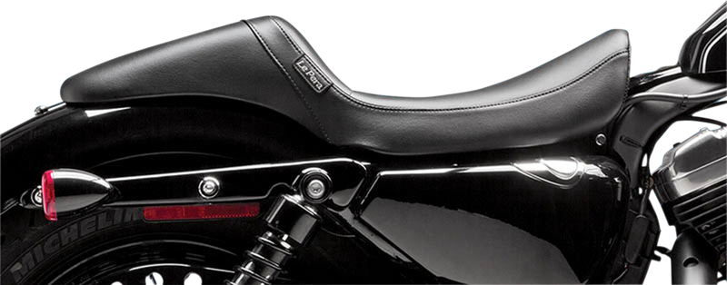 LE PERA Daytona Sport Daddy Long Legs Seat - Smooth - Black - Sportster '04-'22
