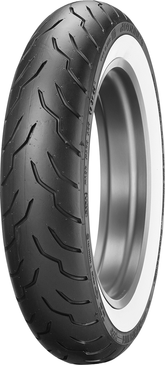 DUNLOP Tire - American Elite - Front - 130/90B16 - Wide Whitewall - 67H