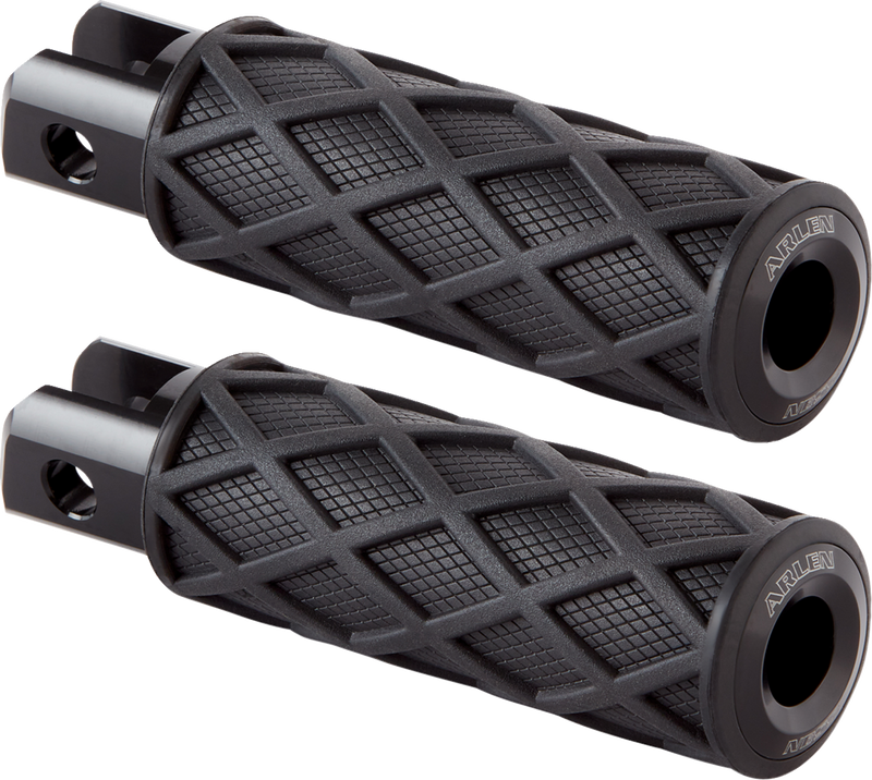 ARLEN NESS Diamond Footpegs - M8 Softail Driver - Black