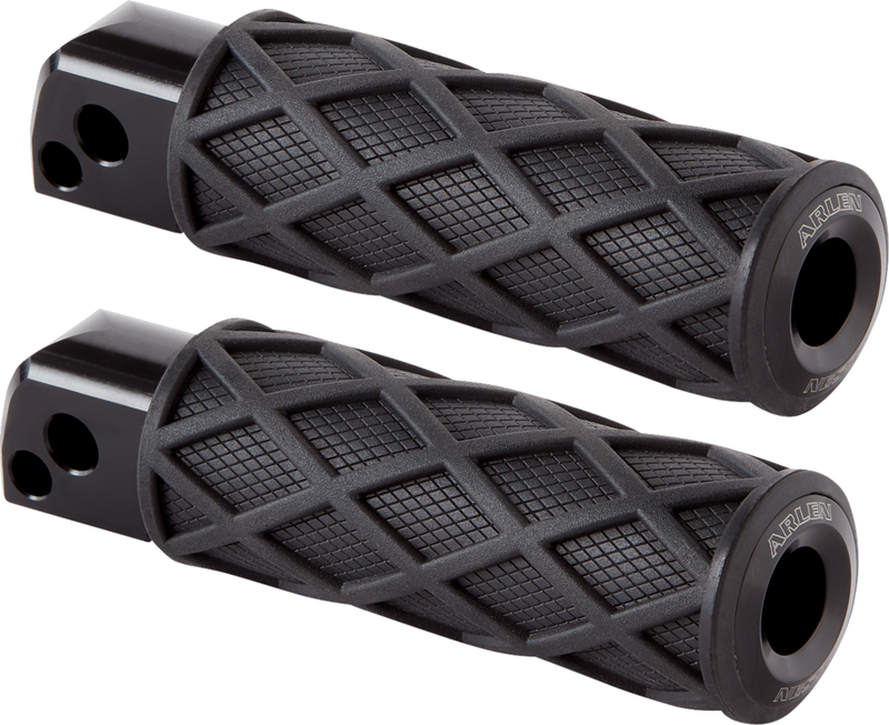ARLEN NESS Diamond Footpegs - M8 Softail Passenger - Black