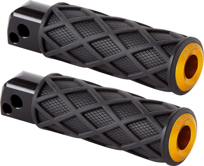 ARLEN NESS Diamond Footpegs - M8 Softail Passenger - Gold