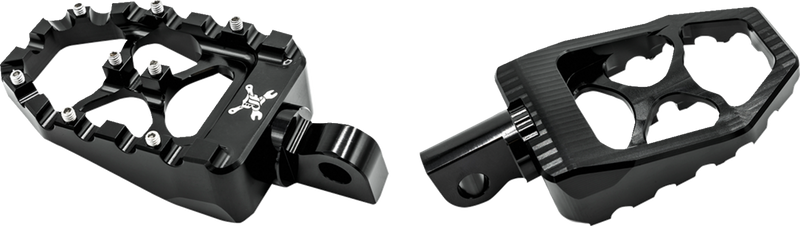 BURLY BRAND MX Evolution Pegs - Black - Sportster/Dyna