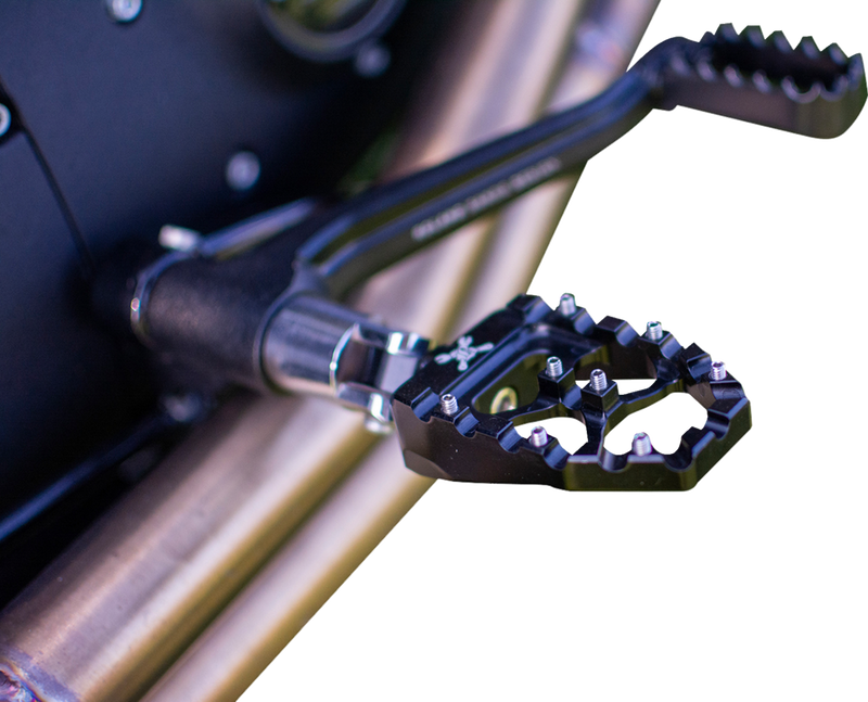 BURLY BRAND MX Evolution Pegs - Black - Sportster/Dyna