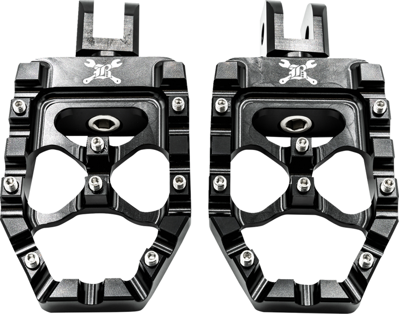 BURLY BRAND MX Evolution Pegs - Black - Softail