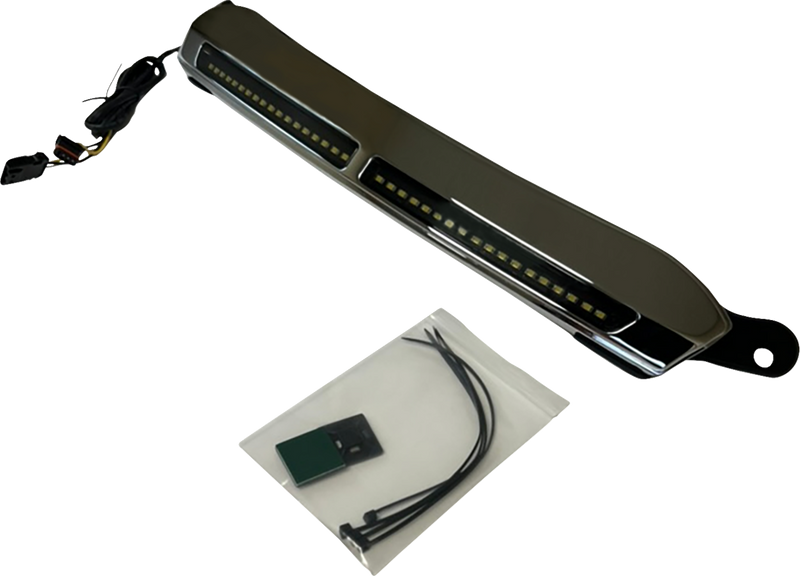 CUSTOM DYNAMICS LED Windshield Trim - Chrome