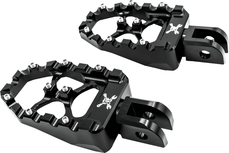 BURLY BRAND MX Evolution Pegs - Black - Softail