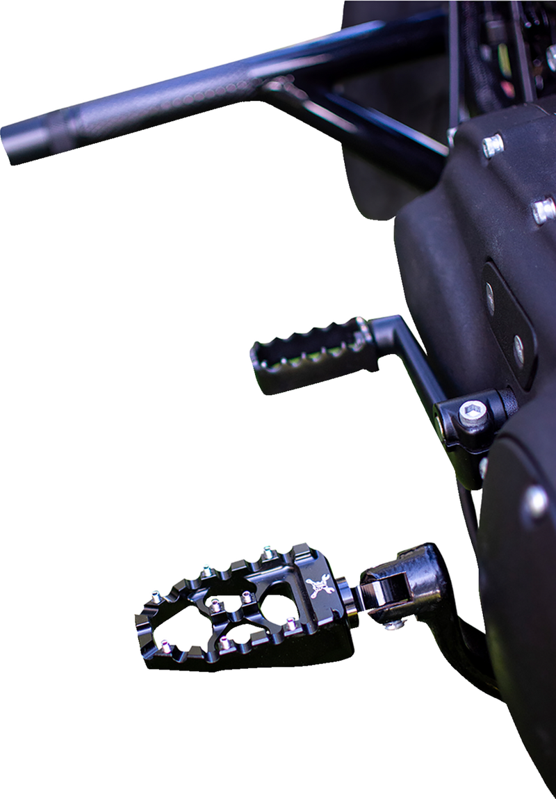 BURLY BRAND MX Evolution Pegs - Black - Sportster/Dyna