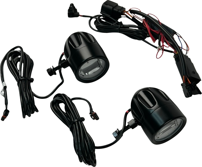 CUSTOM DYNAMICS ProBEAM® LED Halo Fog Lamps - Black