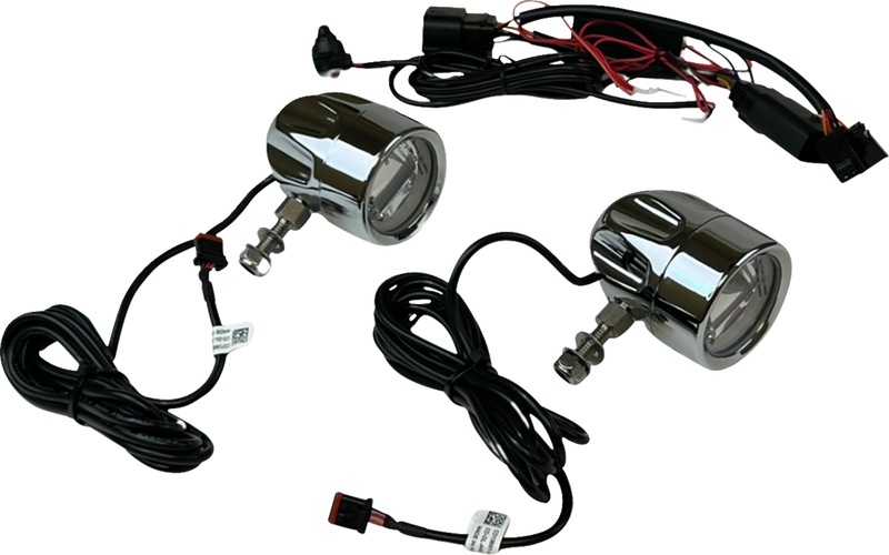 CUSTOM DYNAMICS ProBEAM® LED Halo Fog Lamps - Chrome