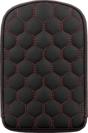 SADDLEMEN RoadSofa™ Sissy Bar Pad - Honeycomb - 11" - Red