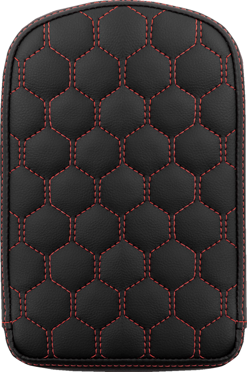SADDLEMEN RoadSofa™ Sissy Bar Pad - Honeycomb - 11" - Red