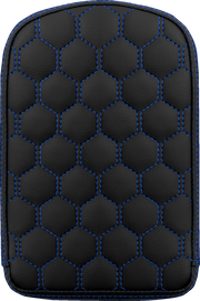 SADDLEMEN RoadSofa™ Sissy Bar Pad - Honeycomb - 11" - Blue