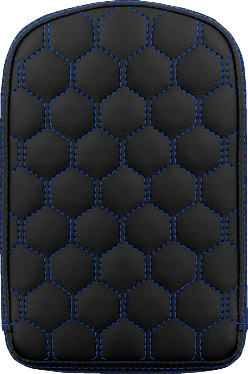 SADDLEMEN RoadSofa™ Sissy Bar Pad - Honeycomb - 11" - Blue