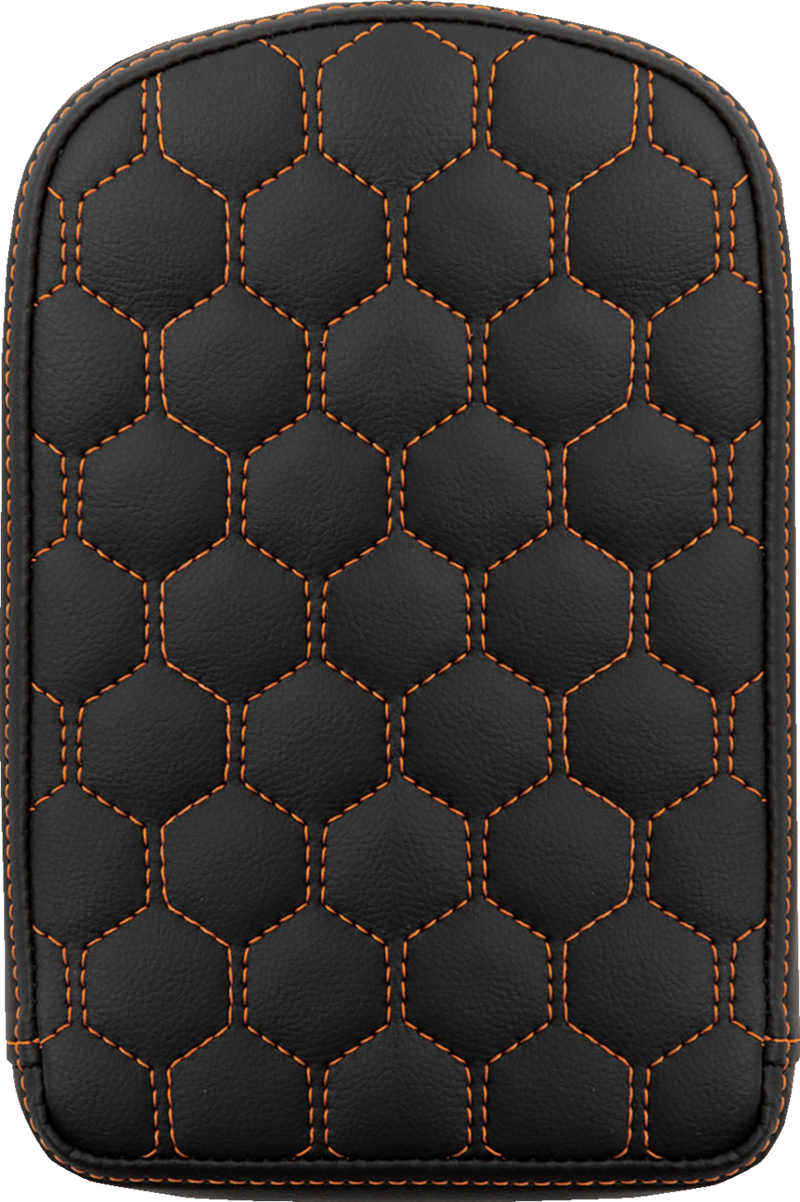 SADDLEMEN RoadSofa™ Sissy Bar Pad - Honeycomb - 11" - Orange