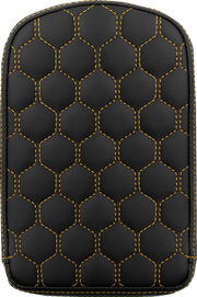 SADDLEMEN RoadSofa™ Sissy Bar Pad - Honeycomb - 11" - Gold