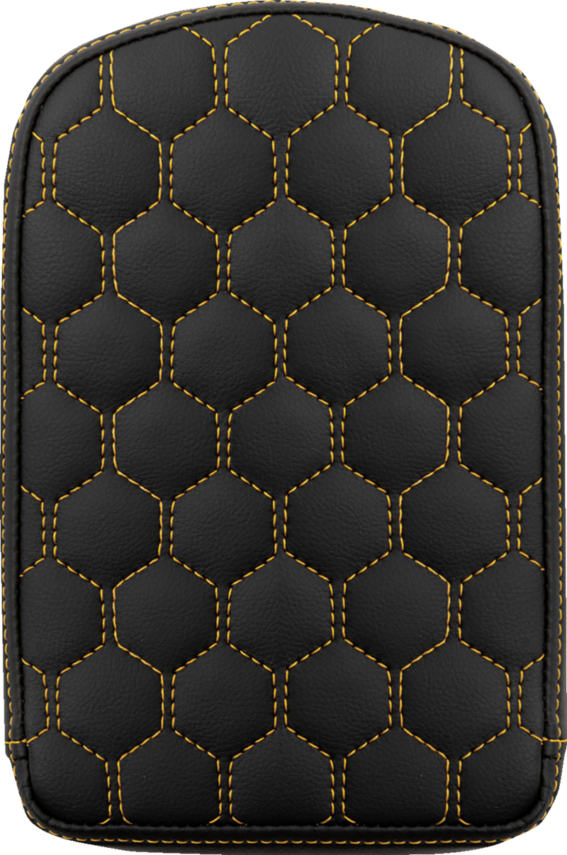 SADDLEMEN RoadSofa™ Sissy Bar Pad - Honeycomb - 11" - Gold