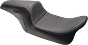 SLYFOX Drifter Seat - Black Logo - Smooth Vinyl - Carbon Fiber - Dyna '06-'17 SlyFox4682A