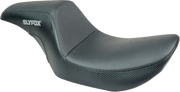 SLYFOX Drifter Seat - Gray Logo - Black Vinyl - Smooth - FXR '82-'00 SlyFox4681B