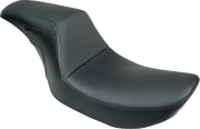 SLYFOX Drifter Seat - Black Logo - Black Vinyl - Smooth - FXR '82-'00 SlyFox4681A