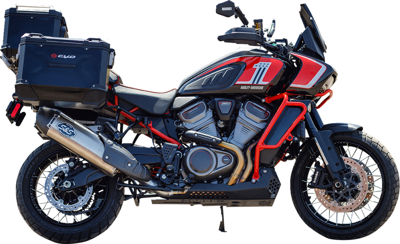 S&S CYCLE Slip-On Muffler - Brushed Stainless Steel - 50-State - Pan American