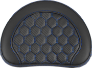SADDLEMEN RoadSofa™ Sissy Bar Pad - Honeycomb - 10" x 8" - Blue