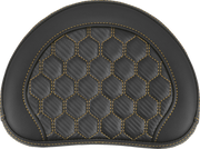 SADDLEMEN RoadSofa™ Sissy Bar Pad - Honeycomb - 10" x 8" - Gold