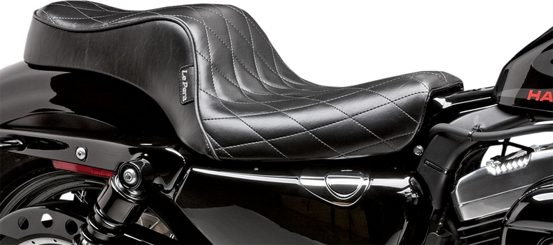 LE PERA Cherokee Seat - Diamond - Black - Sportster '04-'22