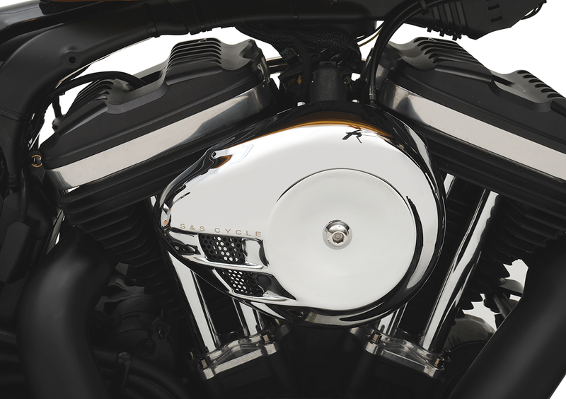 S&S CYCLE Air Cleaner Cover - Air Stream - Chrome