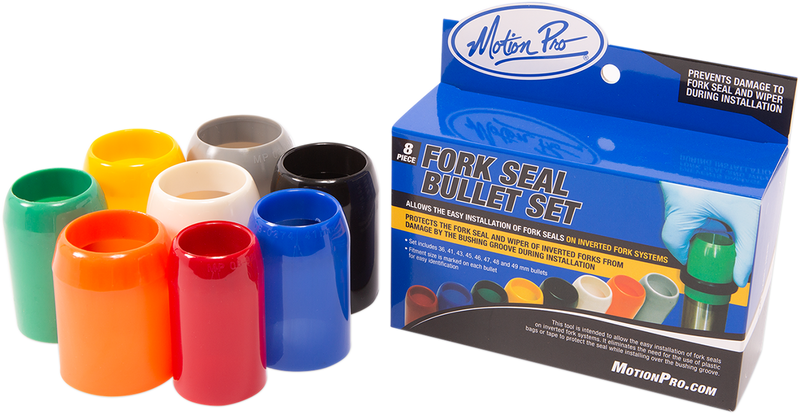 MOTION PRO Fork Seal Bullet - Assortment - Set 8 08-0677