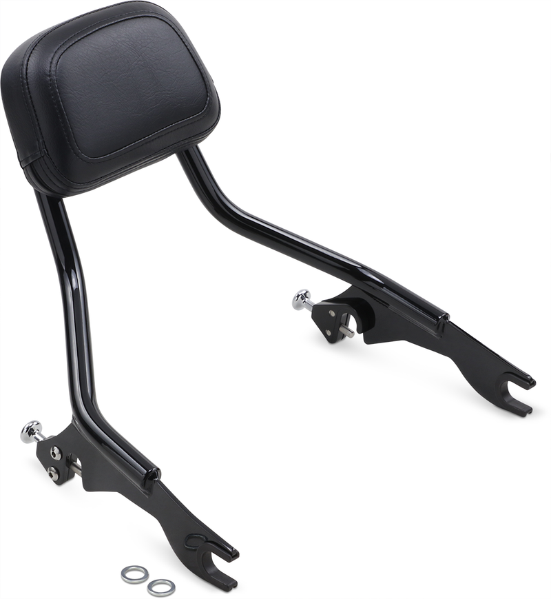 COBRA Detachable Backrest - Black - Short - FLH/FLT