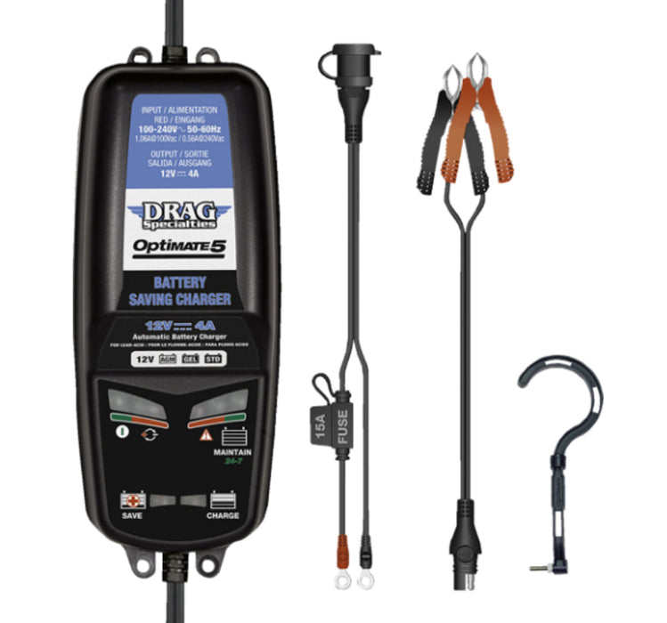 DRAG SPECIALTIES Optimate™ 5 Power Battery Charger