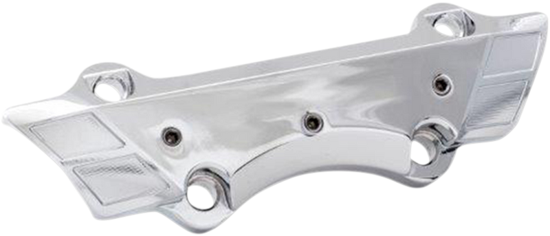 PAUL YAFFE BAGGER NATION Riser Clamp - Weld Wing - Chrome PYO:SRC-WW-C