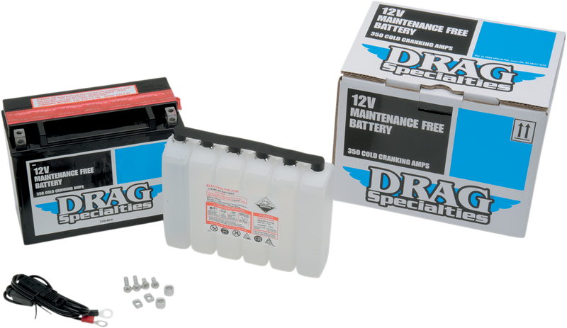 DRAG SPECIALTIES AGM Maintenance-Free Battery for High-Performance Engines