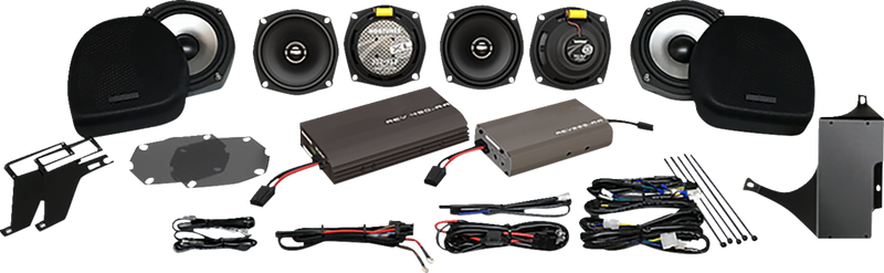 HOGTUNES 425 W Dual Amp/ 6 XL Speaker Kit - Harley Davidson G2 ULTRA 6 PACK-XL