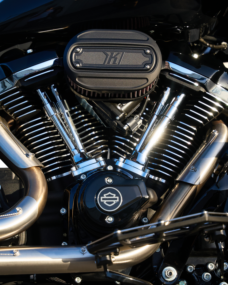 KODLIN USA Oval Air Cleaner Kit - Black - Touring