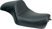 SLYFOX Drifter Seat - Black Logo - Black Vinyl w/ Slipstop - Carbon Fiber - XL '04-'22 4684A-slyfox