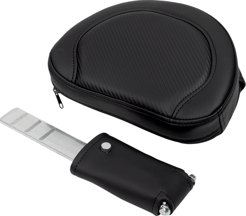 SADDLEMEN Roadsofa™ Seat - with Backrest - Carbon Fiber - Black Stitch - Touring '08-'24