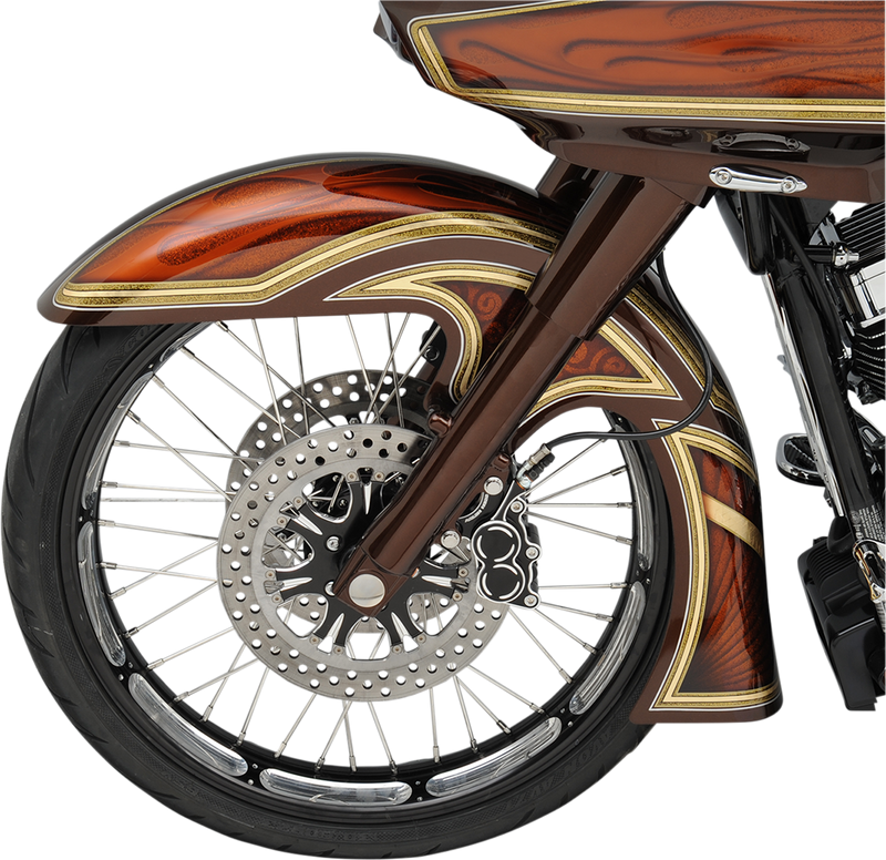 KLOCK WERKS Level Front Fender - For Raked Trees - Steel - 23"