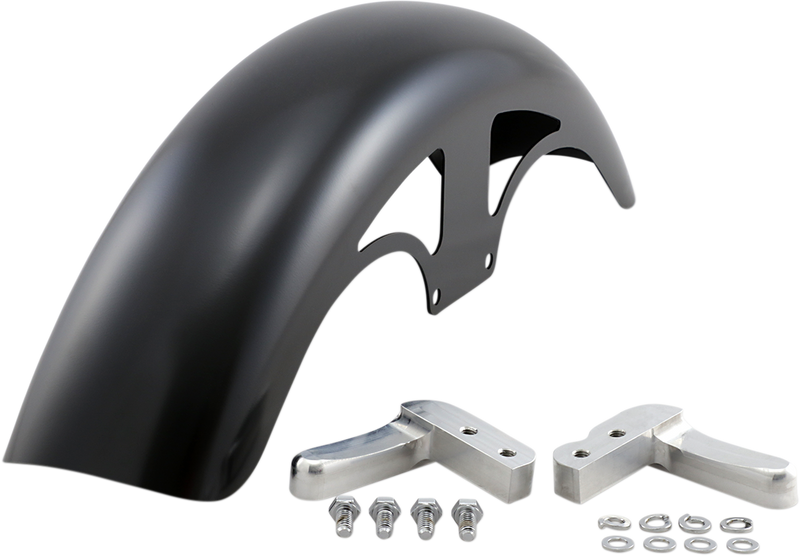 KLOCK WERKS P-Tom Front Fender Kit - w/ Raw Blocks - Steel - 19"